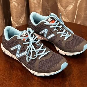 New Balance 550v3 Women’s Running Shoes Gray Blue Trainer Sneakers - Size 8